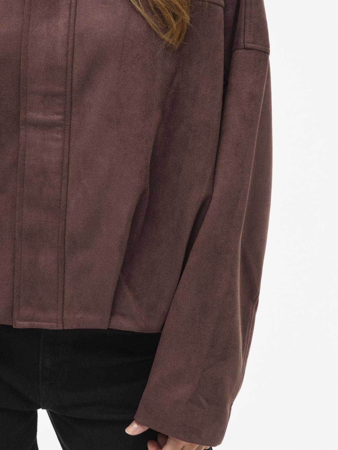 VIVIRAL Otw Bomber - Brown Stone - VERO MODA & VILA Bergvik